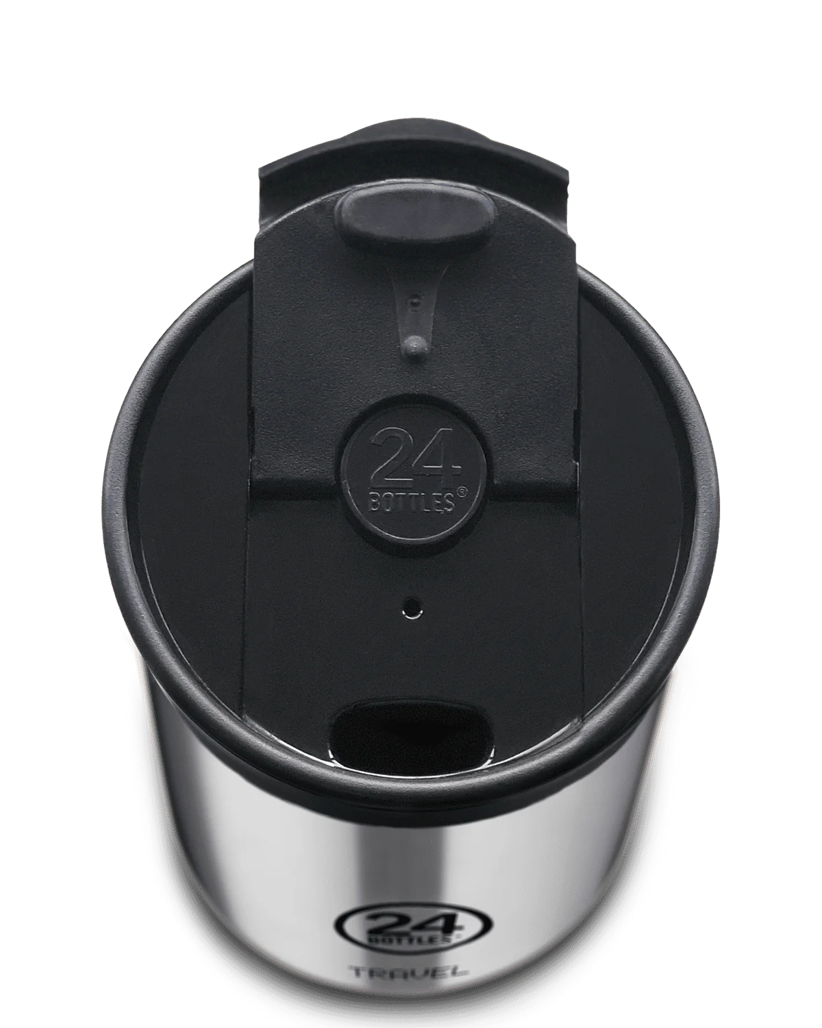Mug Isotherme deep blue de la marque italienne 24 Bottles en acier inoxydable - 350ml