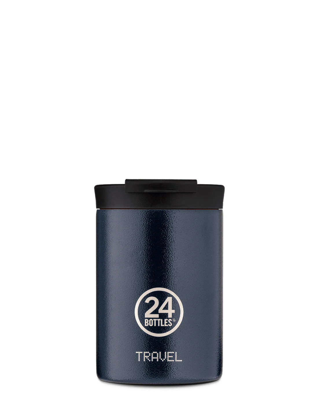 Mug Isotherme deep blue de la marque italienne 24 Bottles en acier inoxydable -  350ml