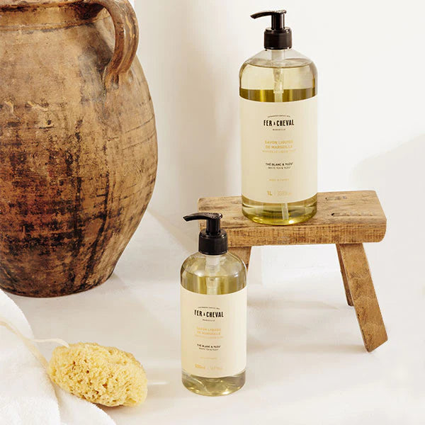 Savon de Marseille Liquide - Thé Blanc & Yuzu 1L