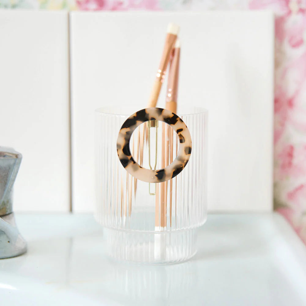 Barrette Ronde Ecaille