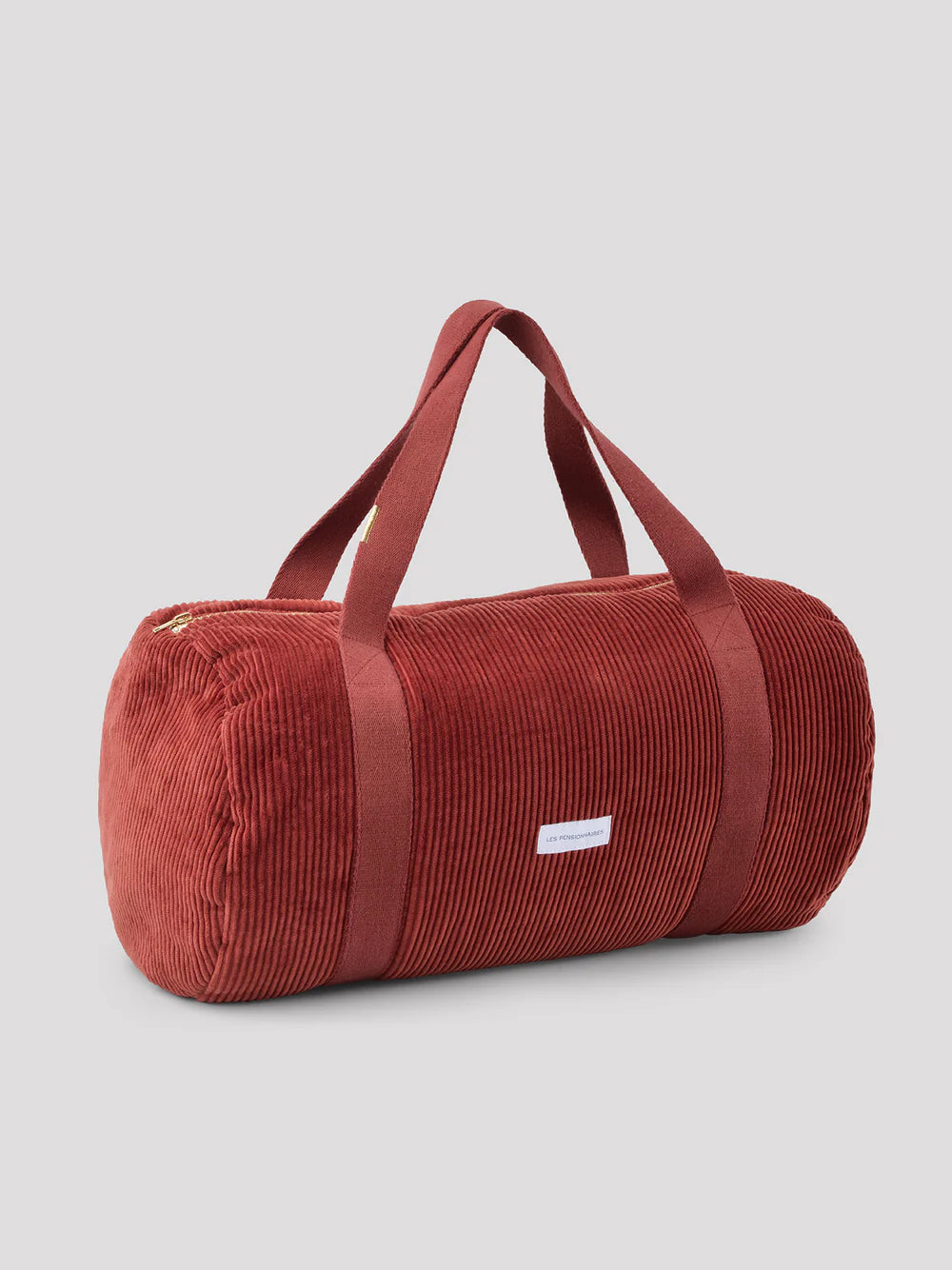 Sac Bowling en Velours - Rouille