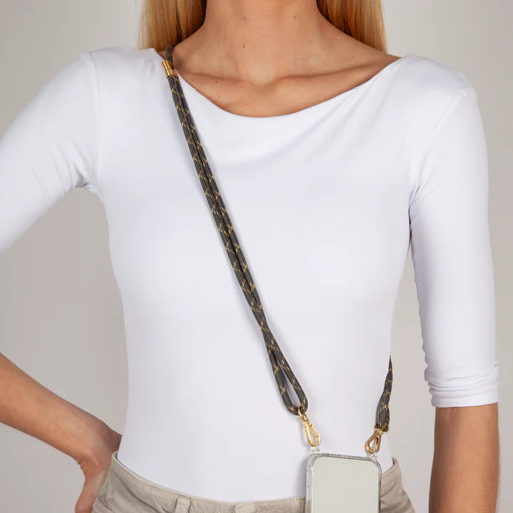 Cordon Tessa Gris-Doré