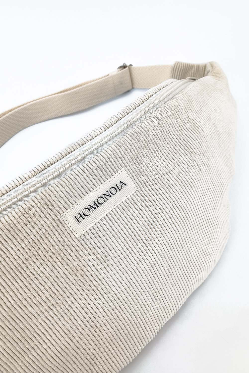 Banane en Velours Côtelé Ecru XL