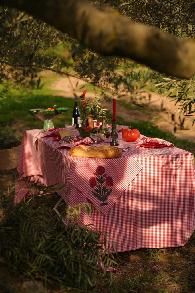 Nappe Fabry Tomato - 170x300