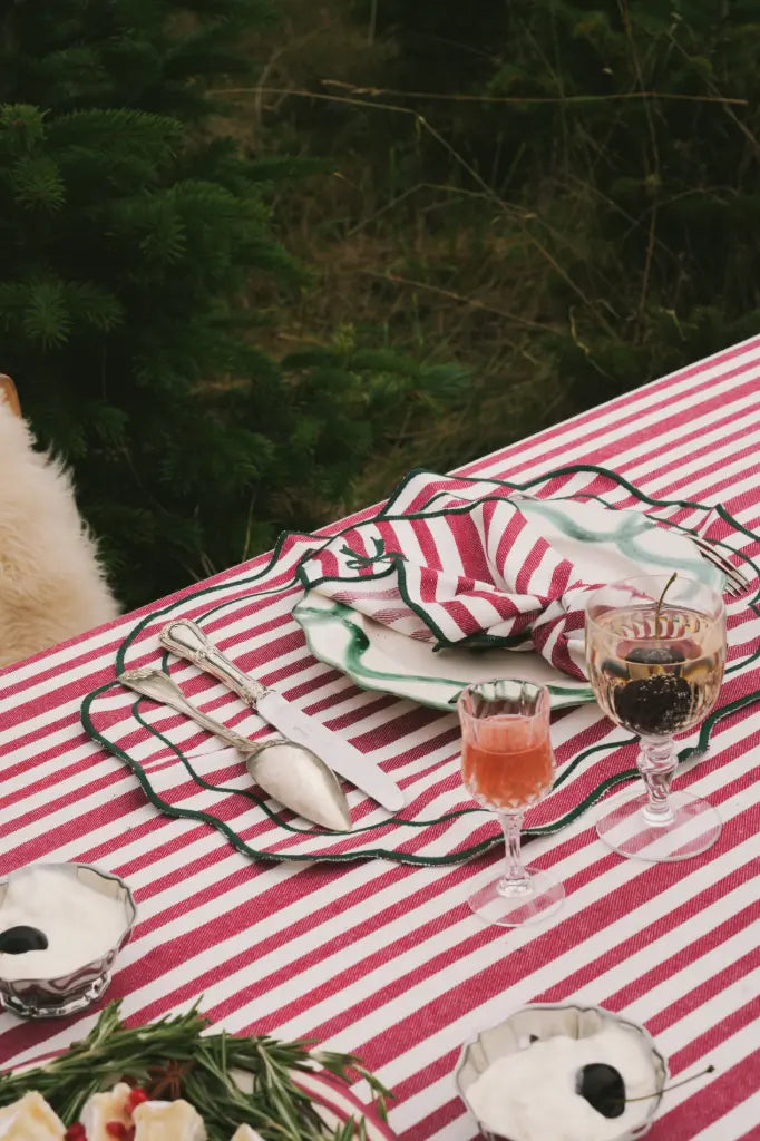 Sets de Table Noëline Burgundy - Lot de 2