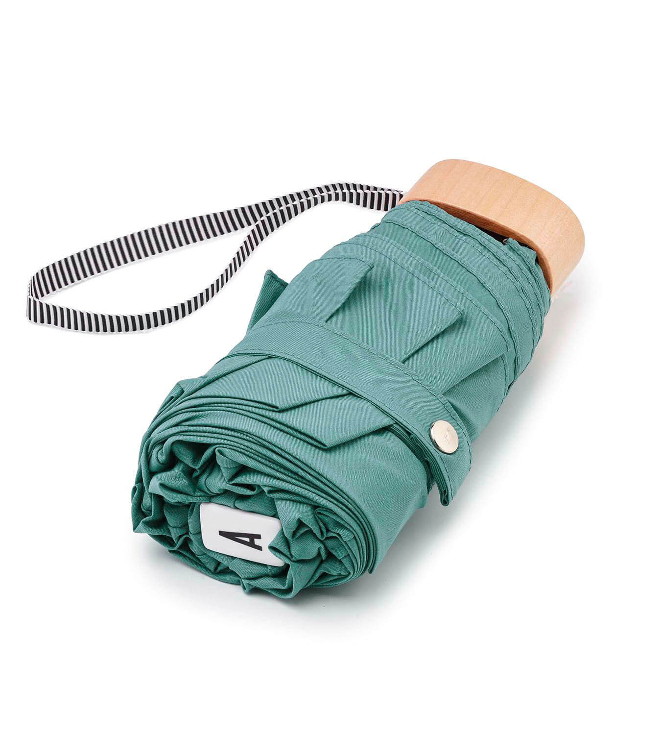 Mini parapluie anatole ambroise vert sauge solide léger et ultra compact