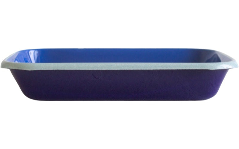 Plat à Four - Rubienda - Bleu Marine/Bleu Cobalt - 21x14cm