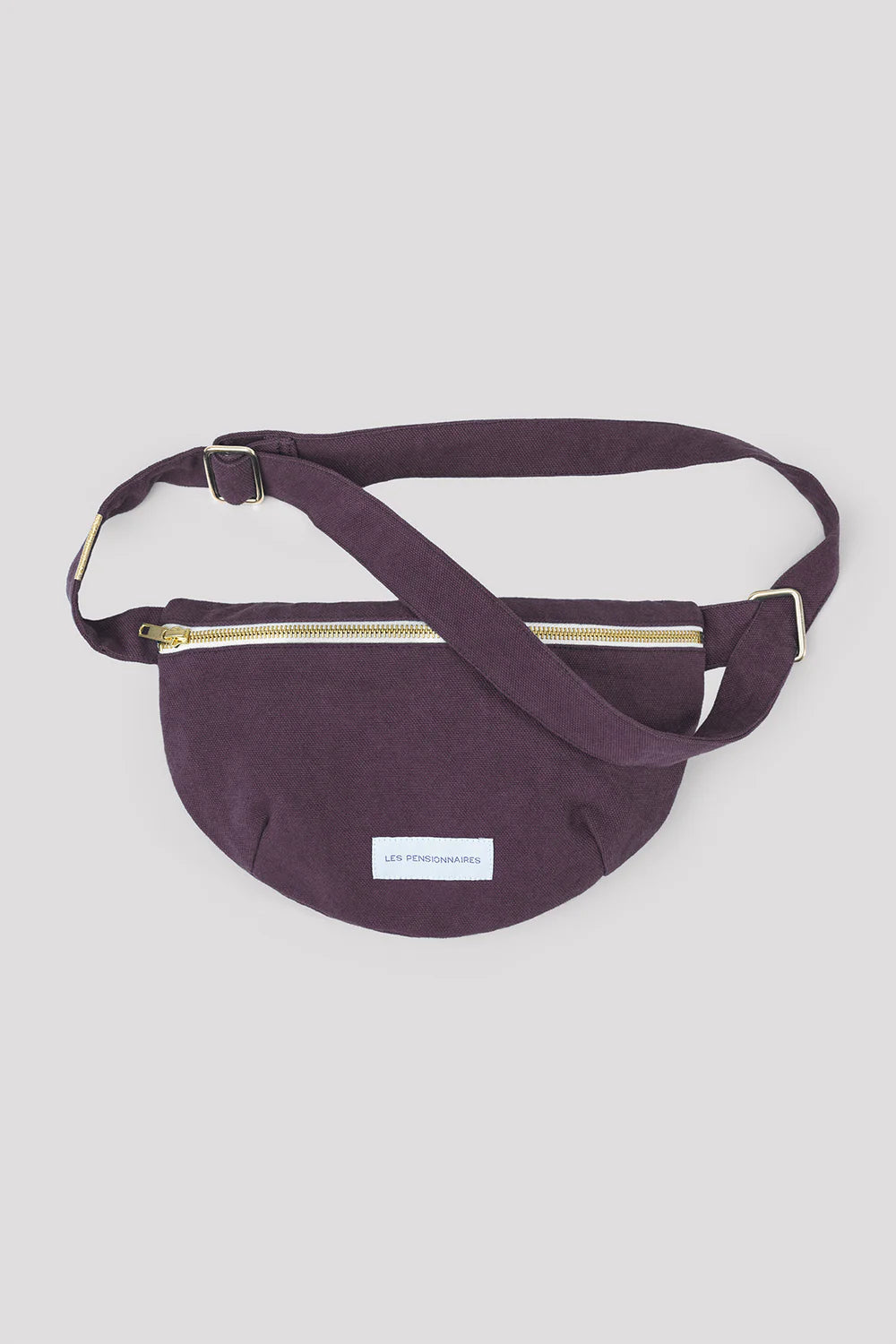 Sac Banane en Toile de Coton Bio - Violet Aubergine