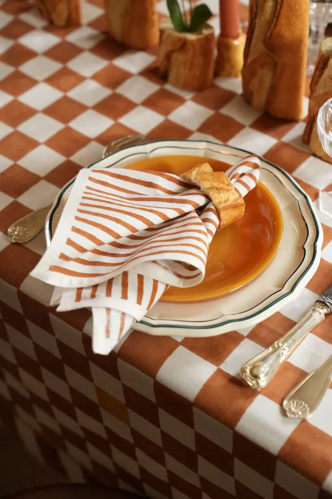 Serviette de Table Klimt 2 Cappuccino - Lot de 2