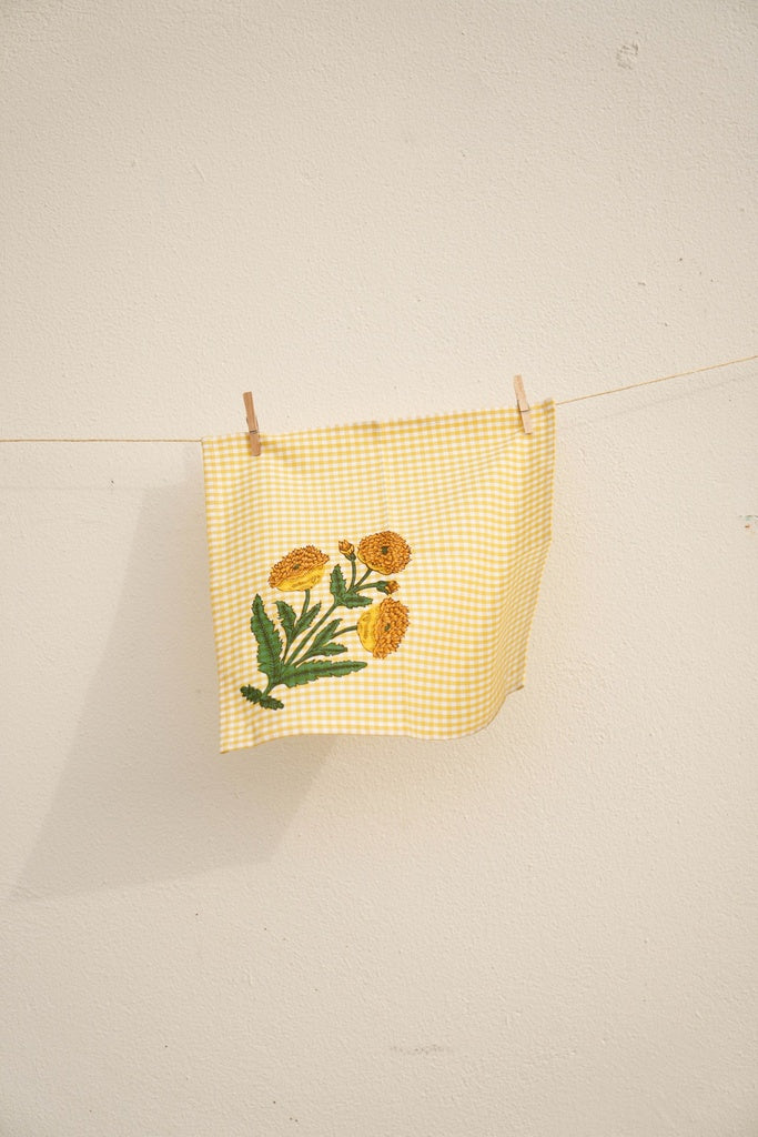 Serviette de Table Fabry Yellow - Lot de 2