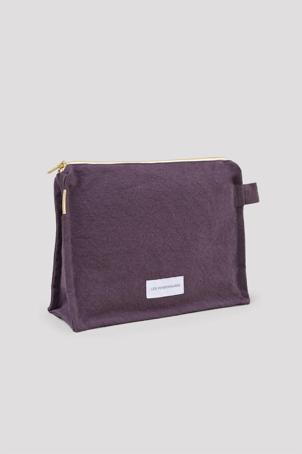 Trousse de Toilette en Coton Bio - Violet Aubergine