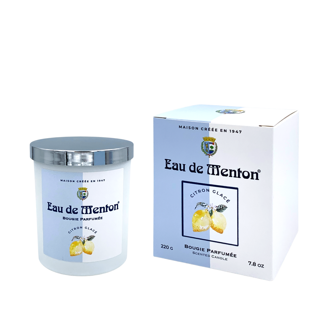 Bougie Artisanale 220g - Citron Glacé