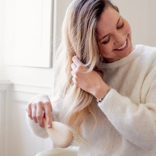 Brosse à Cheveux Soin et Brillance - Petit Format - Made in France