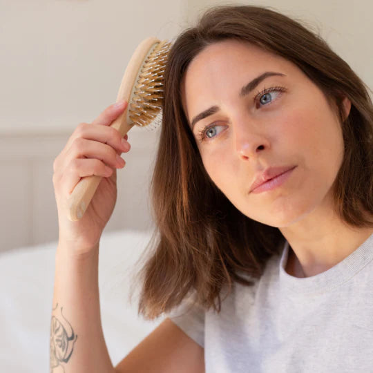 Brosse à Cheveux Soin et Brillance - Petit Format - Made in France