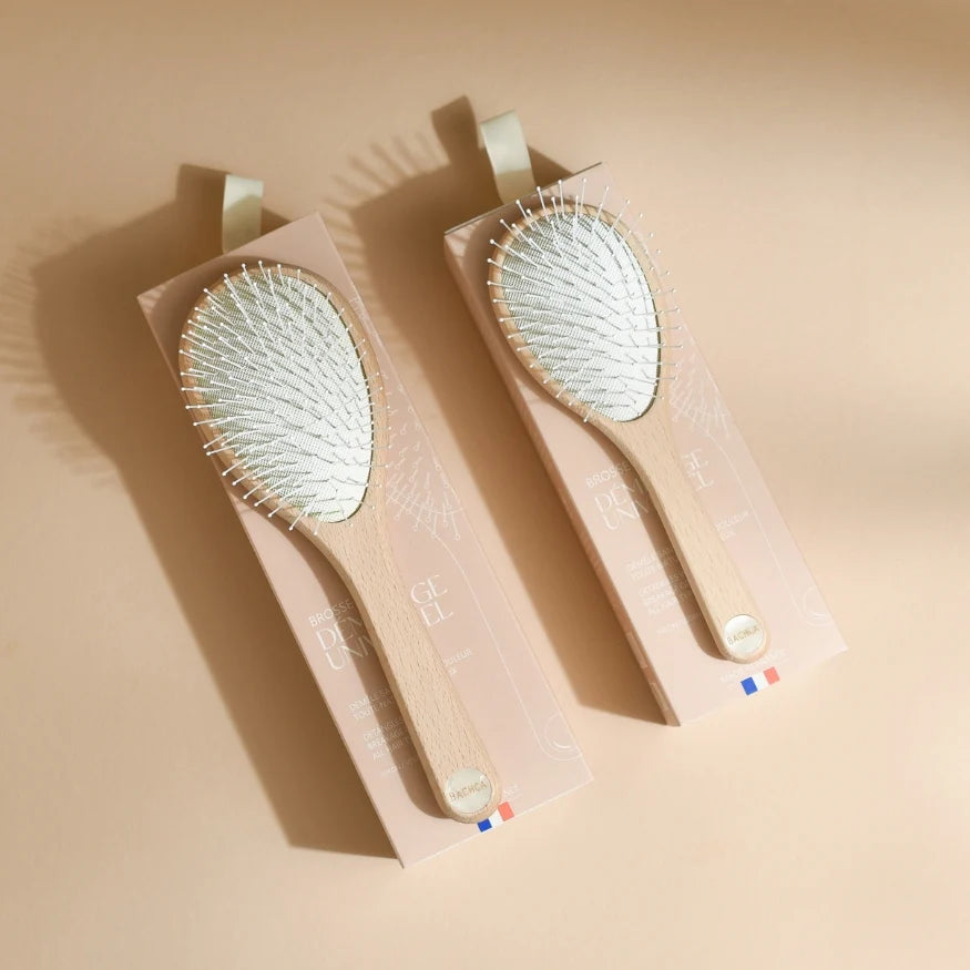 Brosse à Cheveux Démêlage Universel - Petit Format - Made in France