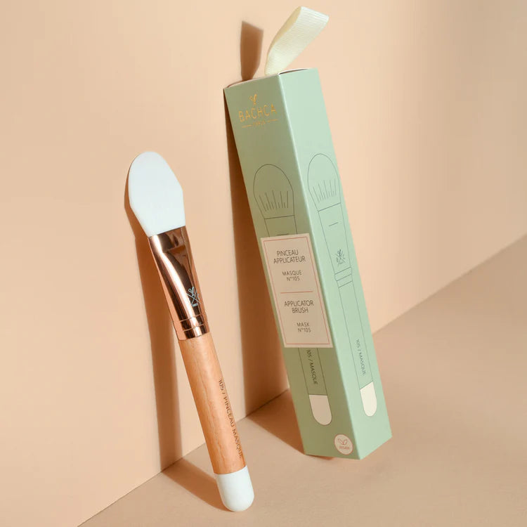 Pinceau en Bois Naturel - Applicateur de Masque