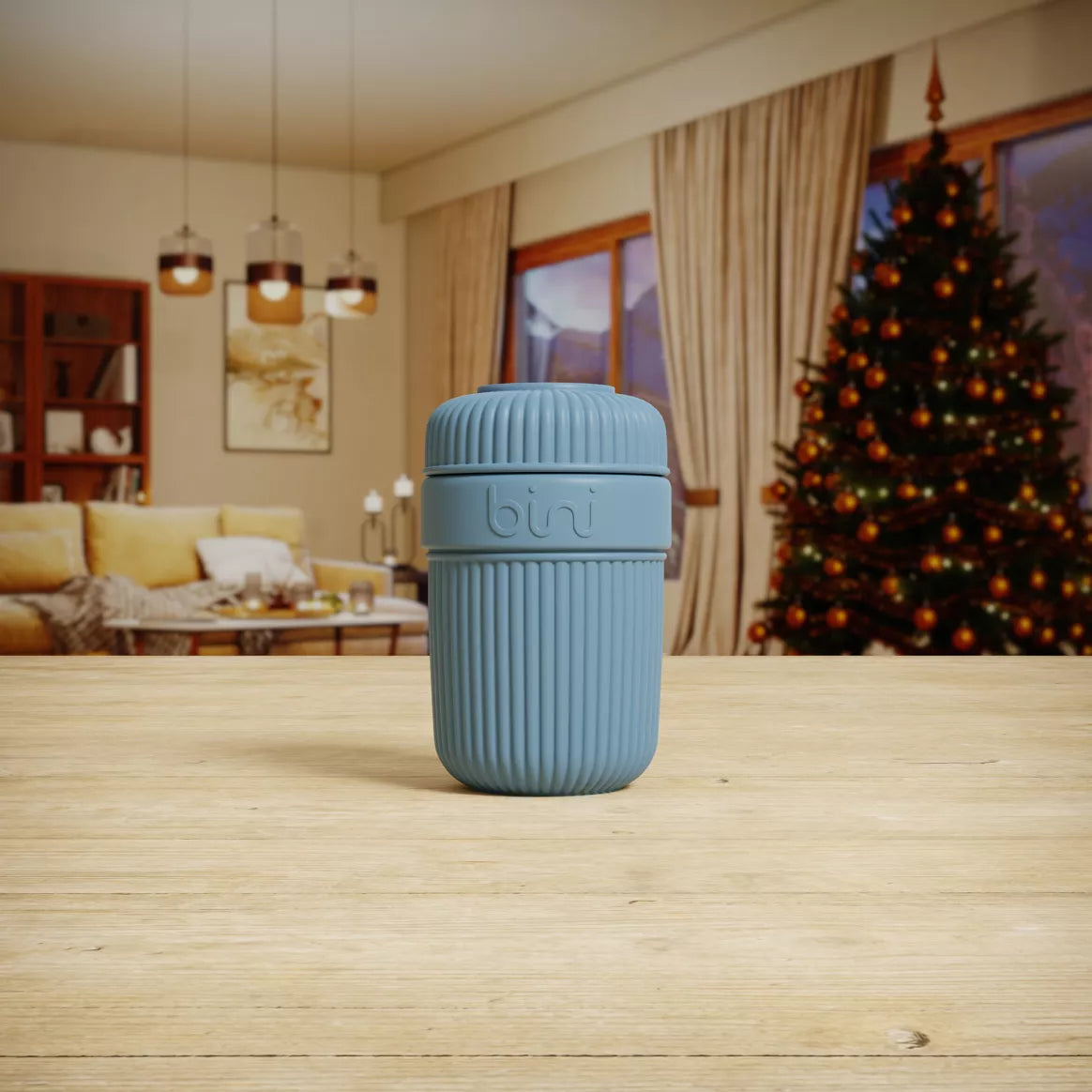 Bini Mug Réutilisable - Bleu Clair