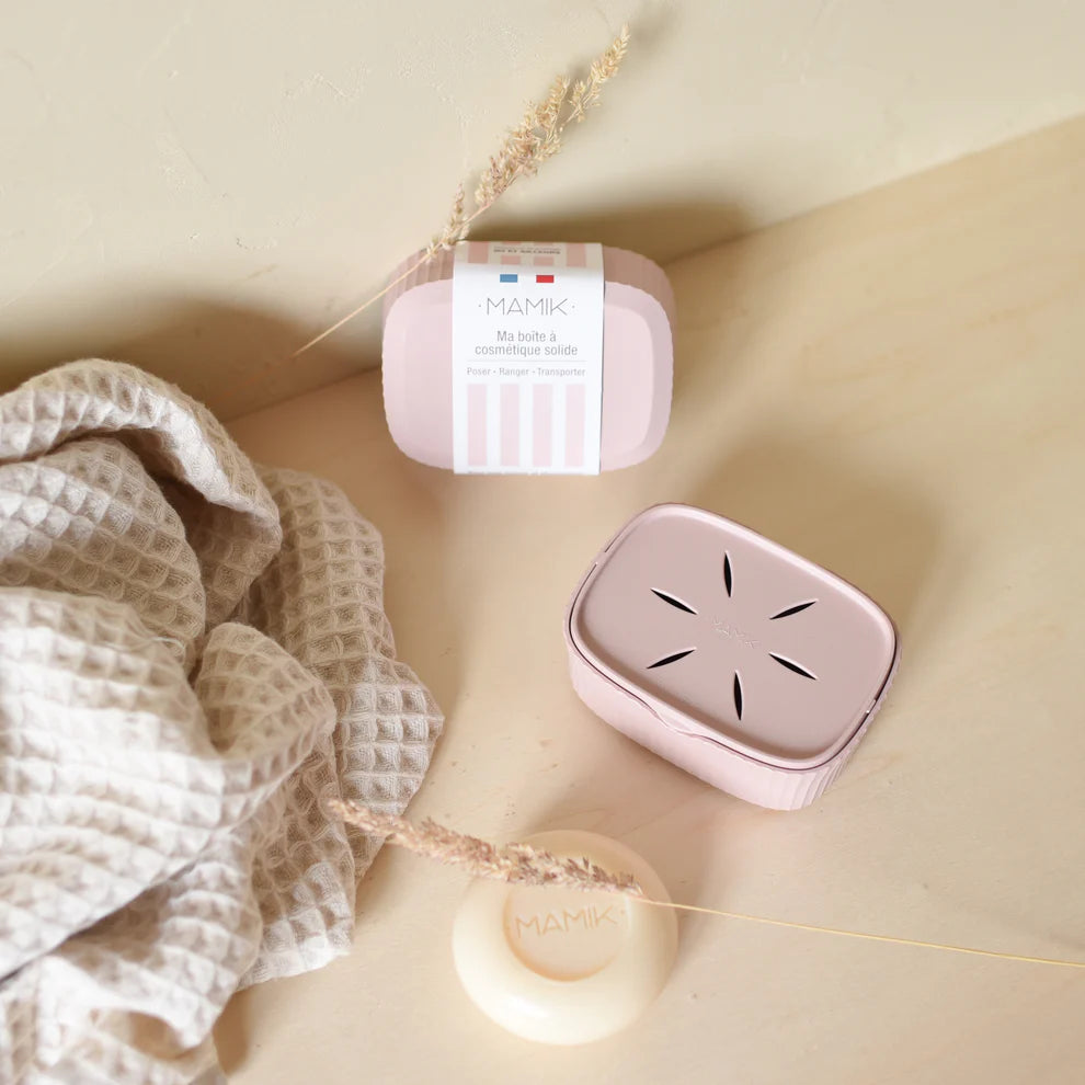 Boîte Savon Rose Poudré