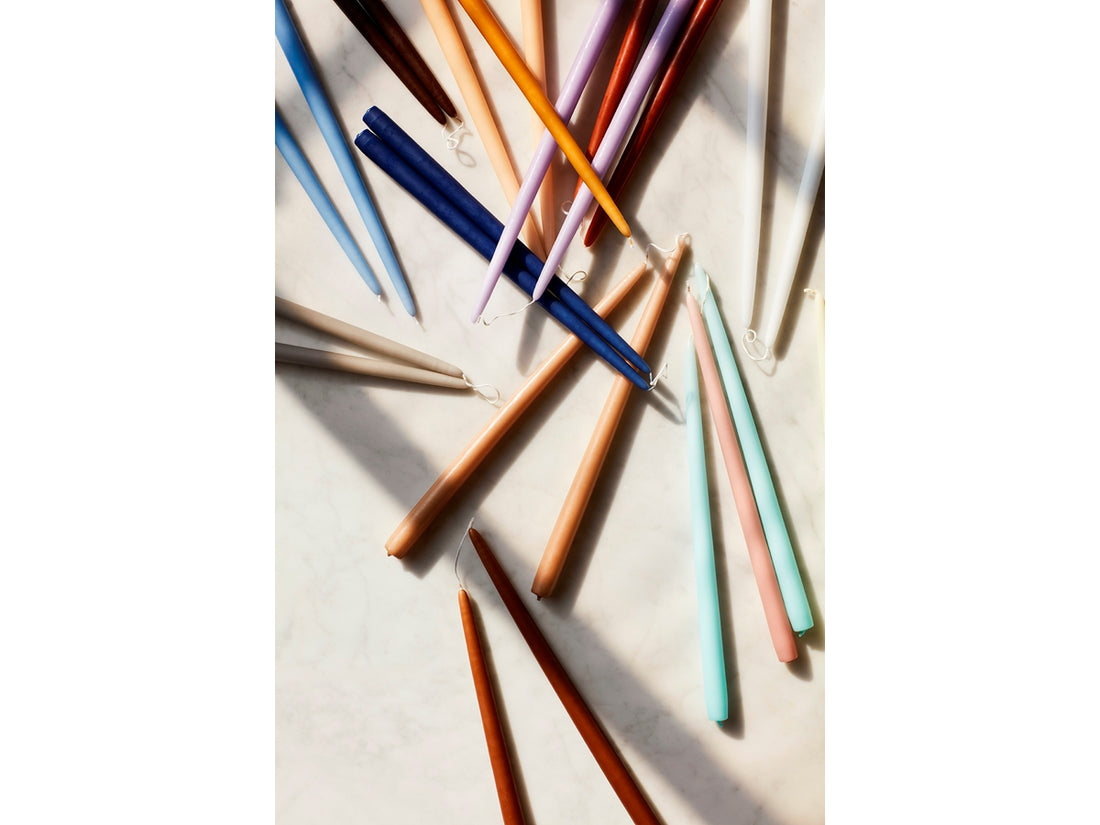 Bougies Coniques Flambeau Mint Green