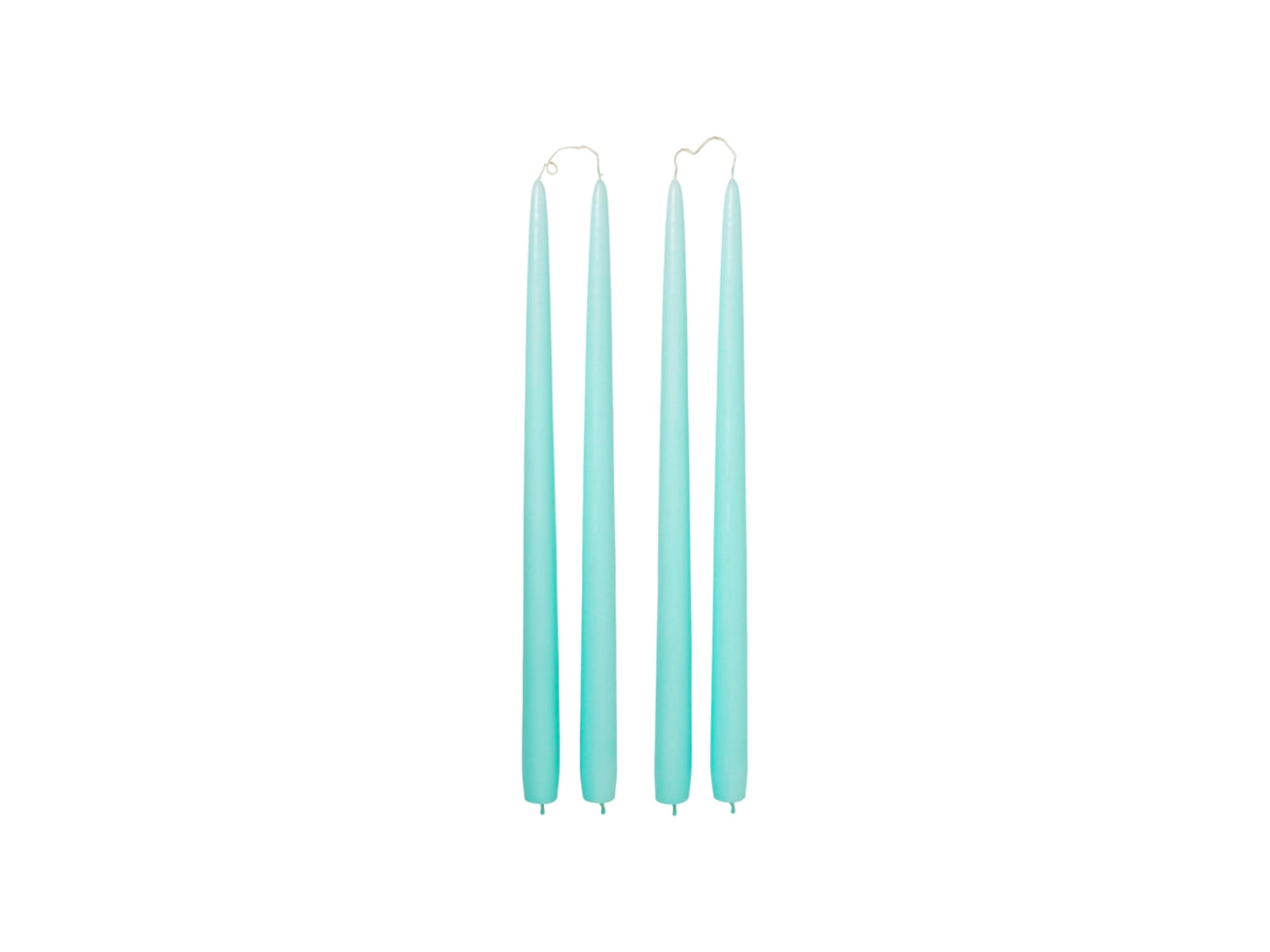 Bougies Coniques Flambeau Mint Green