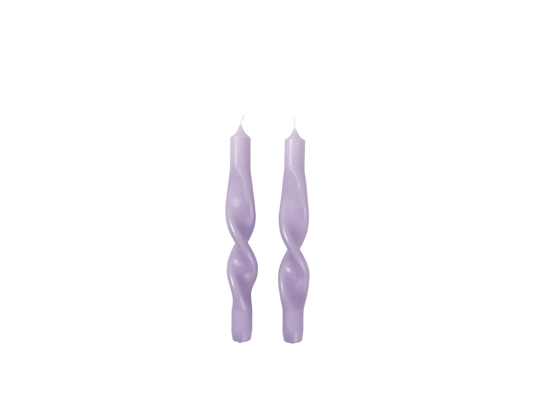 Bougies Torsadées Twist - Orchid Light Purple