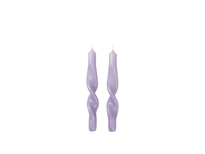 Bougies Torsadées Twist - Orchid Light Purple
