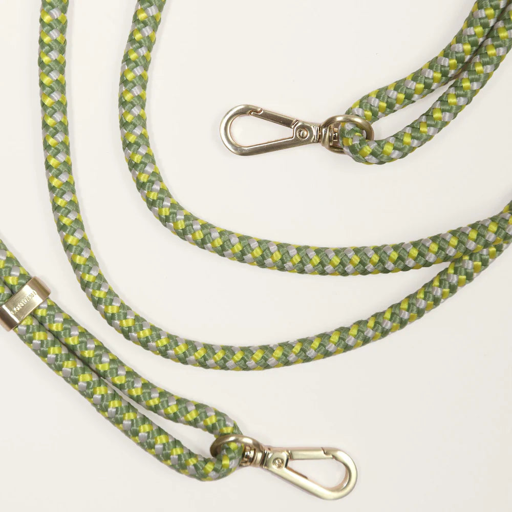 Cordon Tessa Multicolore - Kaki Jaune