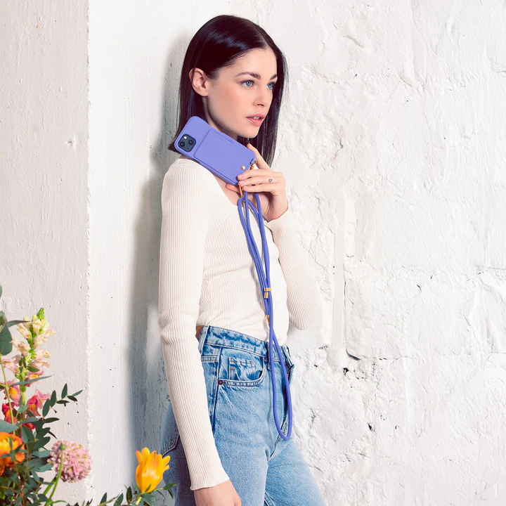Cordon Tessa Uni - Nouveau Violet