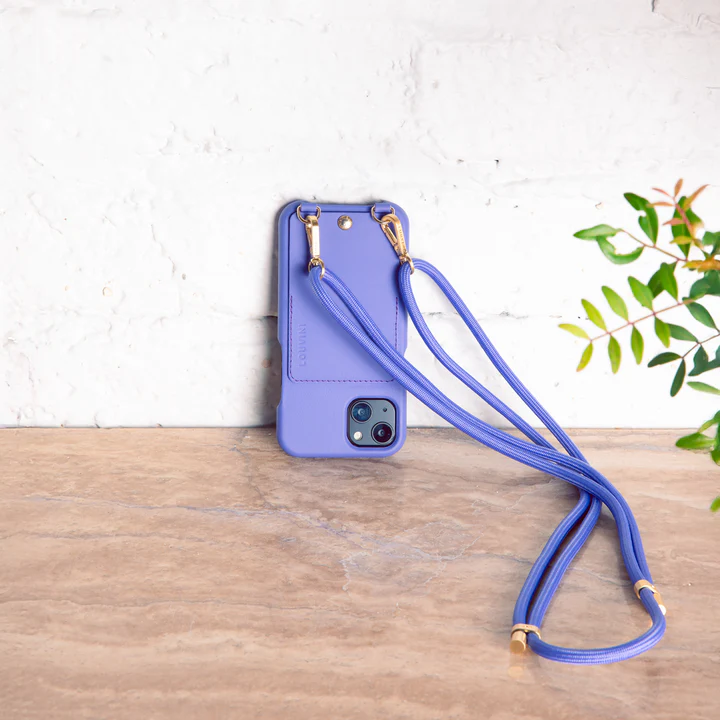 Cordon Tessa Uni - Nouveau Violet