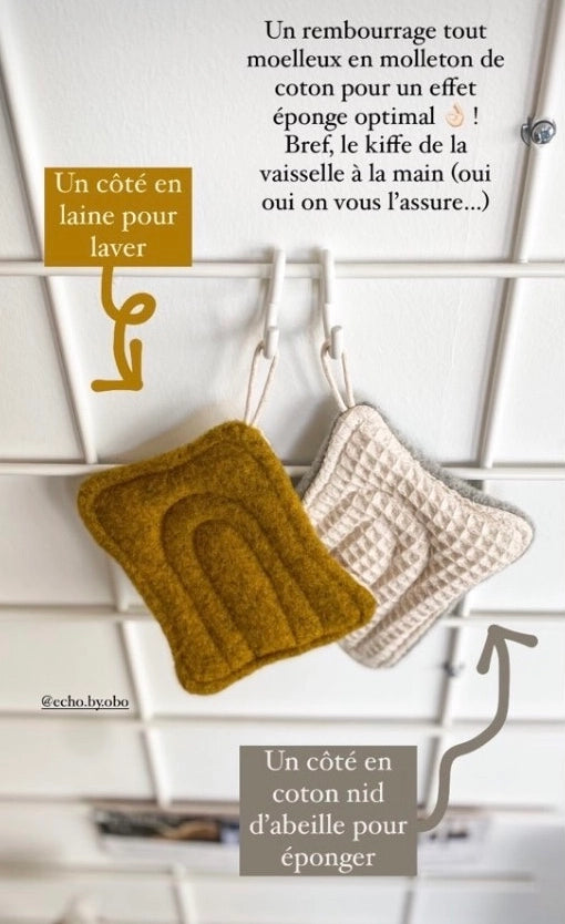 Éponge Lavable Vaisselle BIO
