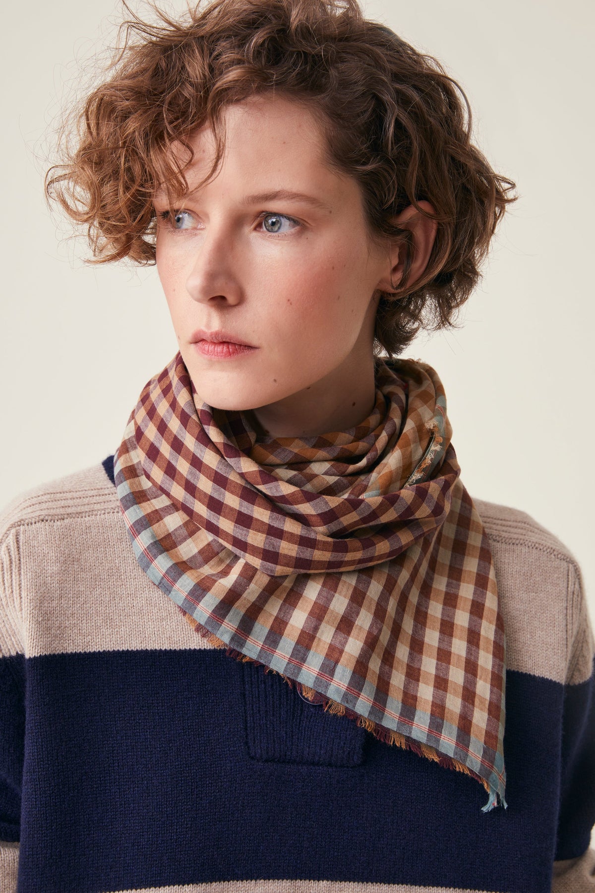 Foulard en Coton Poem N°821 Henna