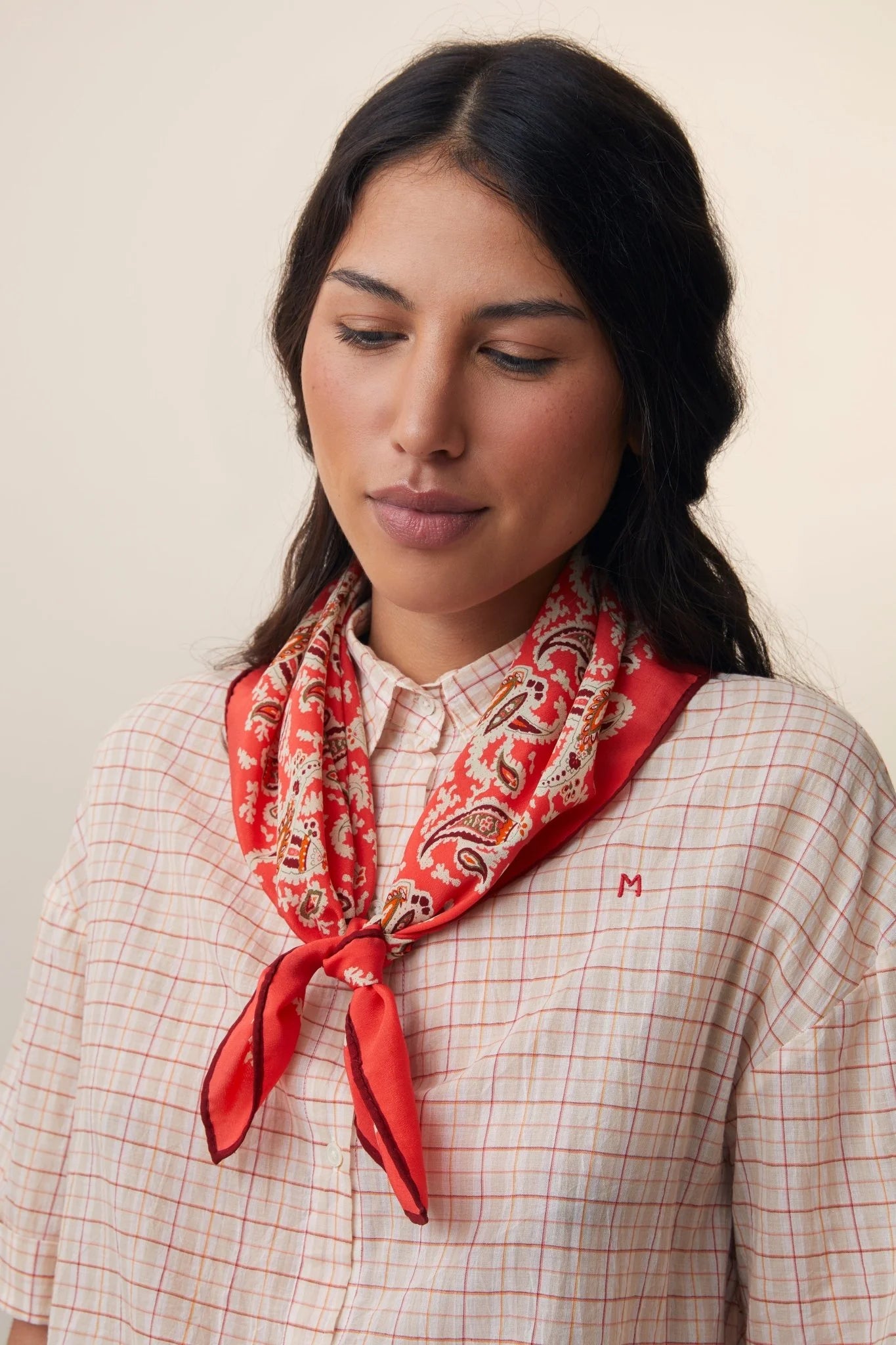Foulard en Soie N°763 Pop Pink