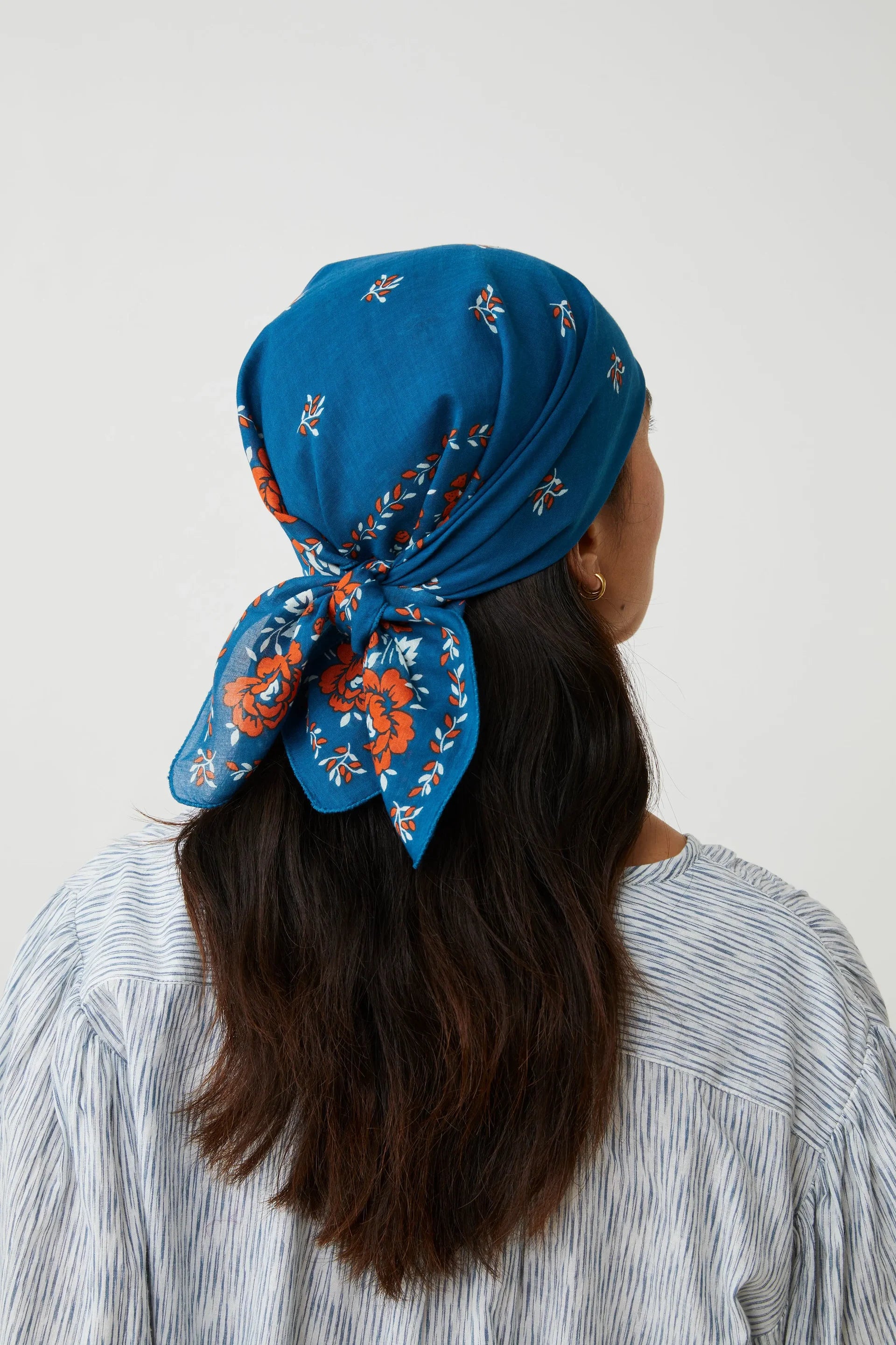 Foulard Fichu n°652 Indigo