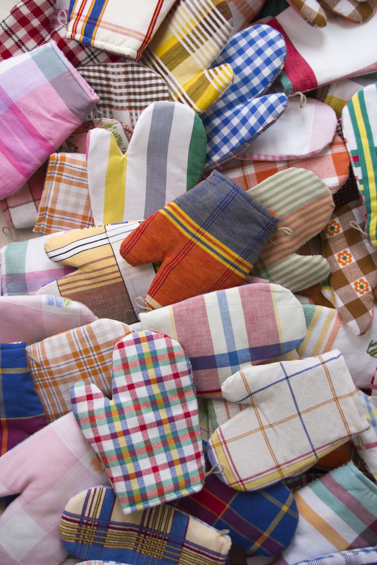 Gant de Cuisine Tissu Vintage