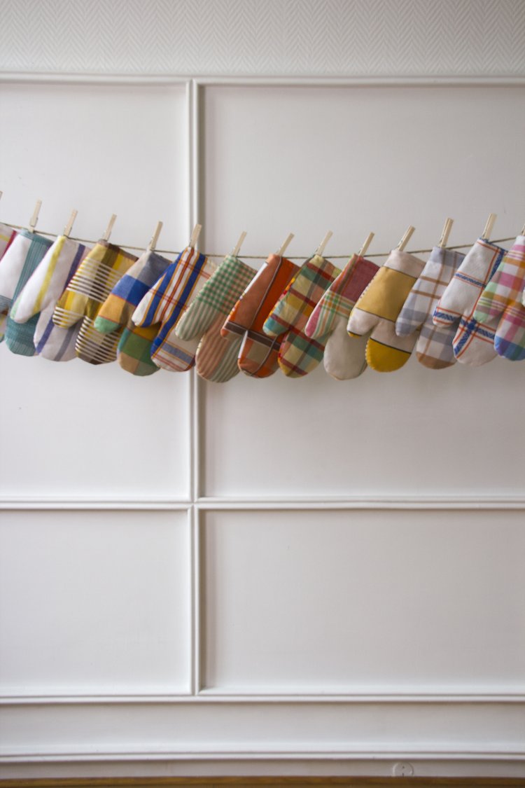 Gant de Cuisine Tissu Vintage