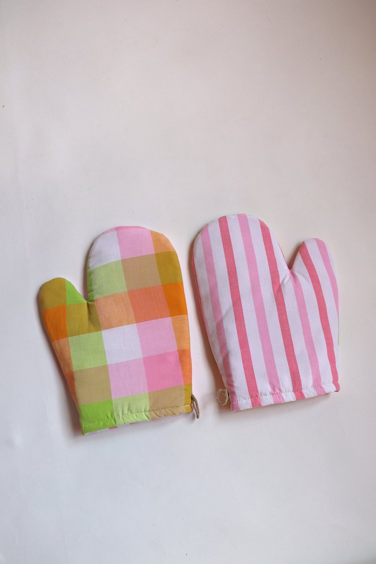 Gant de Cuisine Tissu Vintage