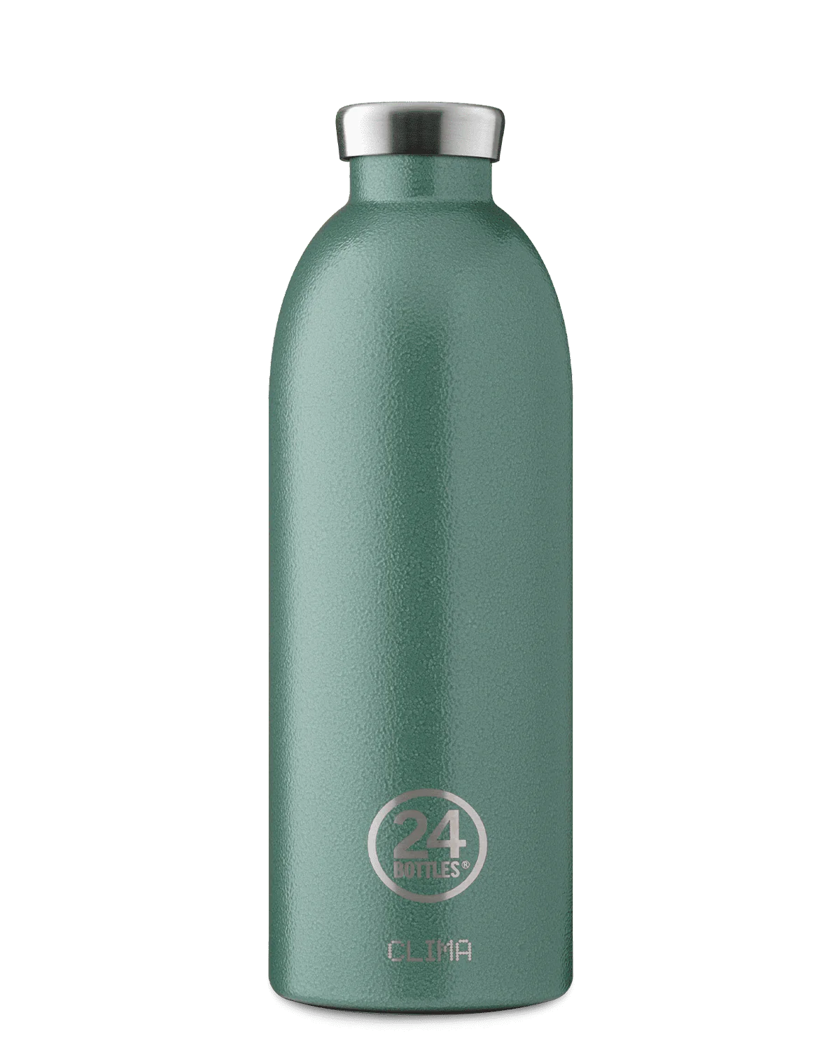 Gourde isotherme Rustic Moss Green de la marque italienne 24 Bottles en acier inoxydable