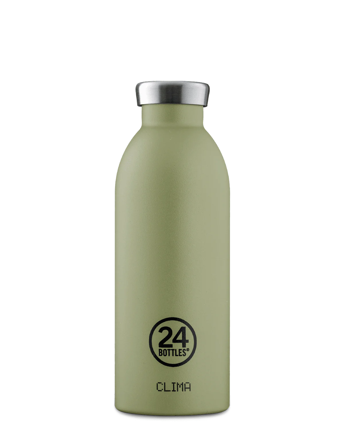 Gourde isotherme Safari Stone Sage de la marque italienne 24 Bottles en acier inoxydable