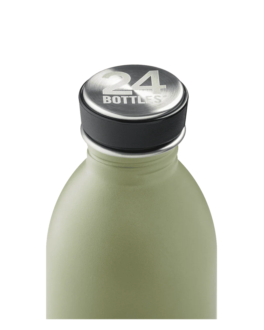 Gourde stone sage de la marque italienne 24 Bottles en acier inoxydable - 500ml