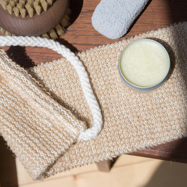Lanière de gommage exfoliante en Jute