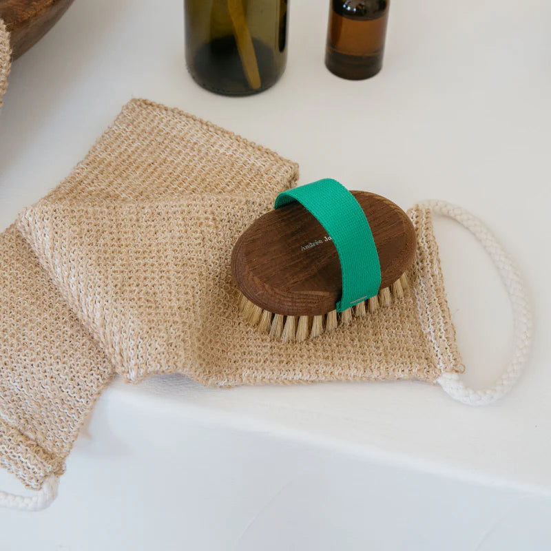 Lanière de gommage exfoliante en Jute