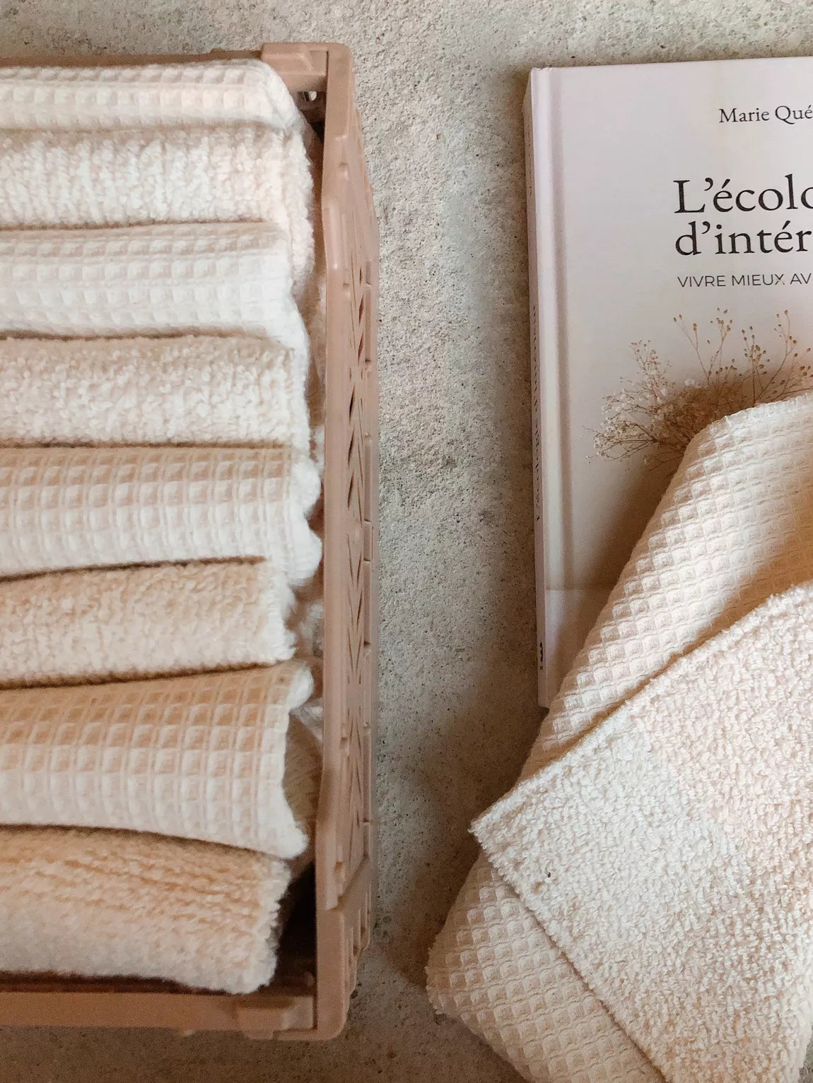 Lot de 2 Lingettes Blanches Multi-Fonctions Lavables & Bio