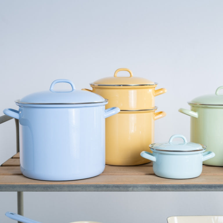 Marmite en Email Jaune 2L