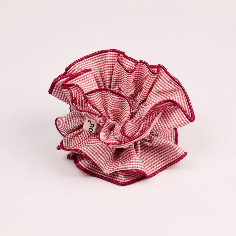 Maxi Chouchou Vichy Bordeaux