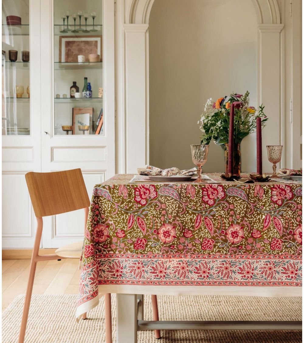 Nappe Lita Kaki 140 x 235