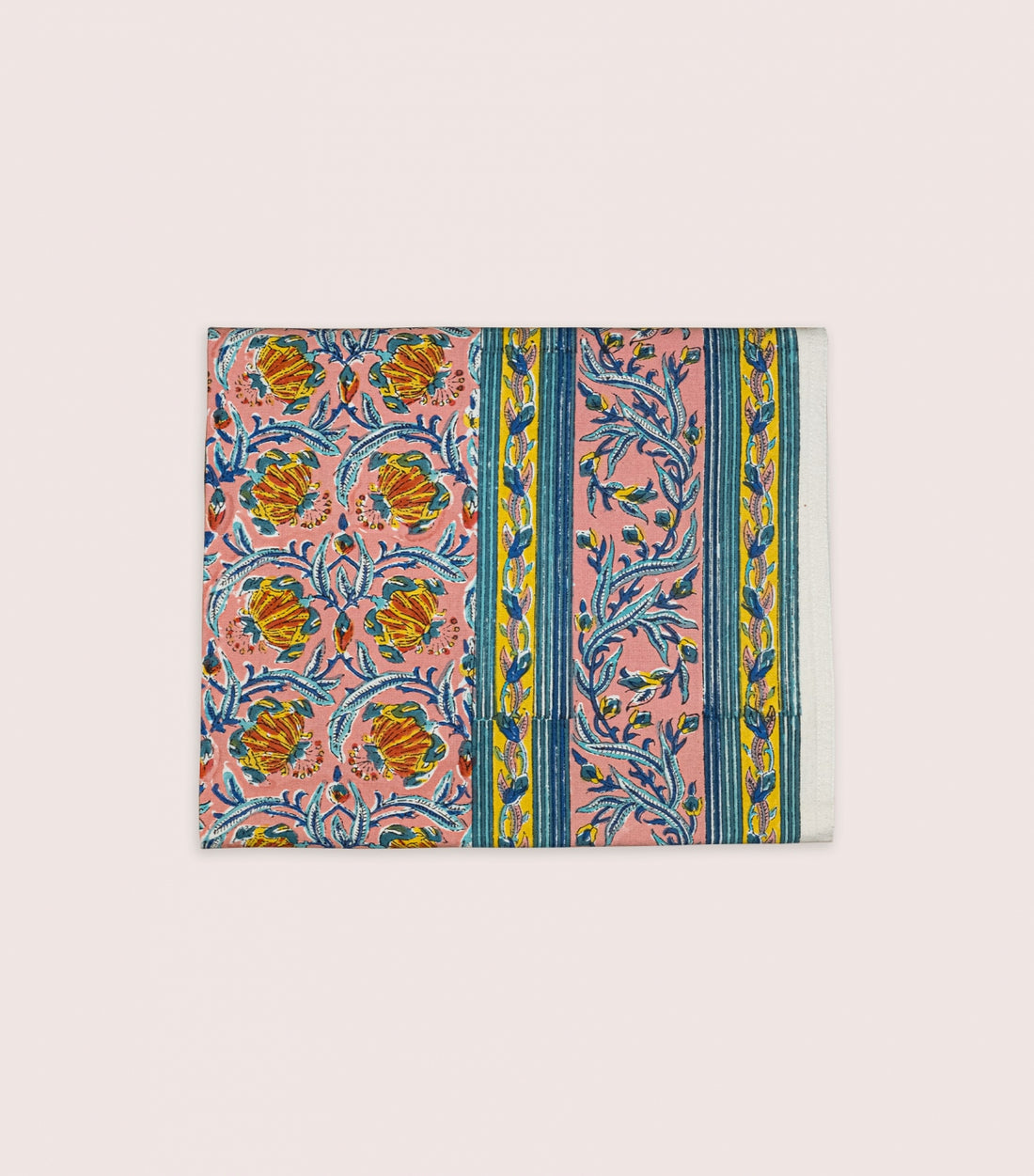 Nappe Jaïpur Pêche 140 x 235