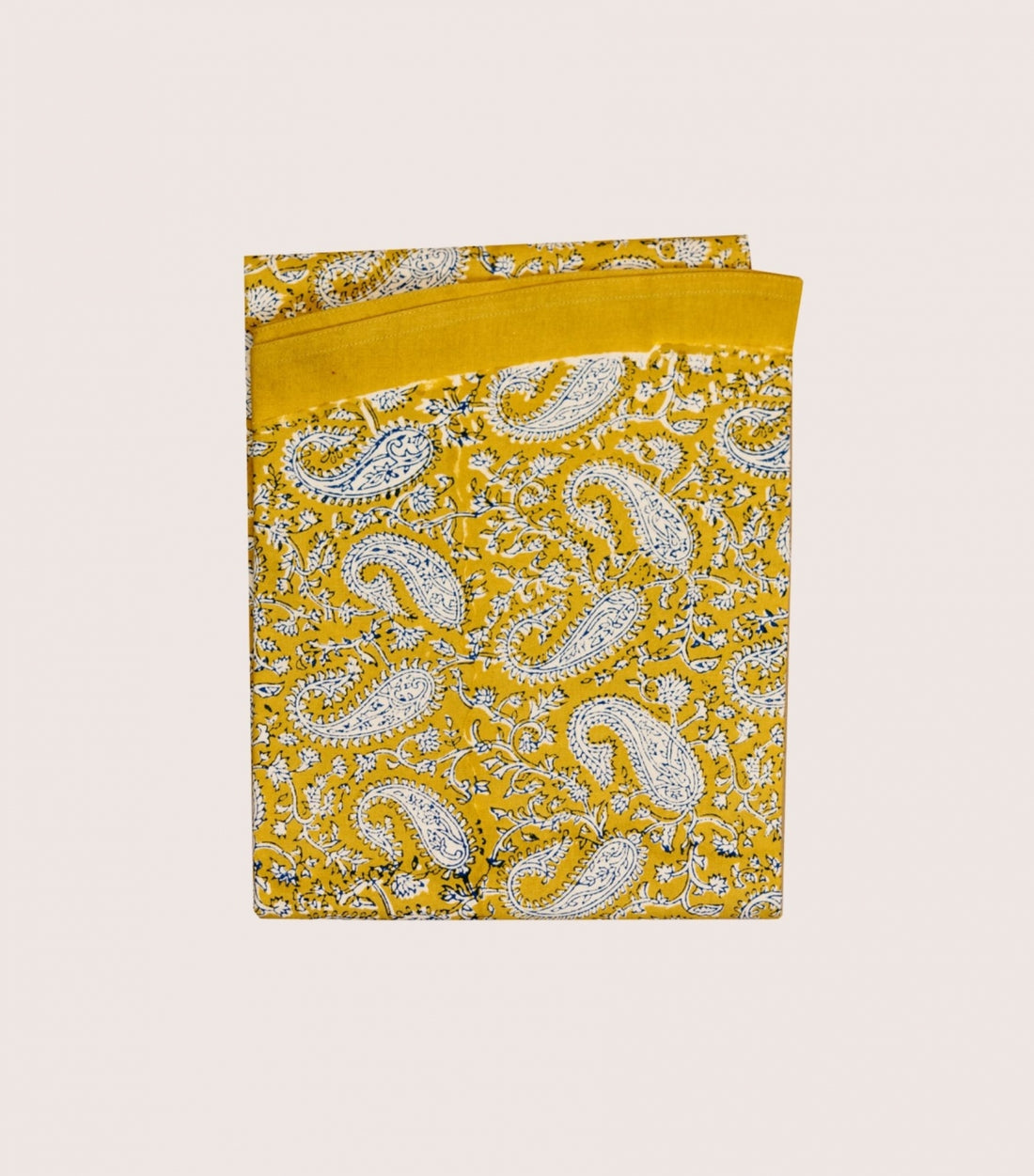Nappe Paisley Jaune 175cm