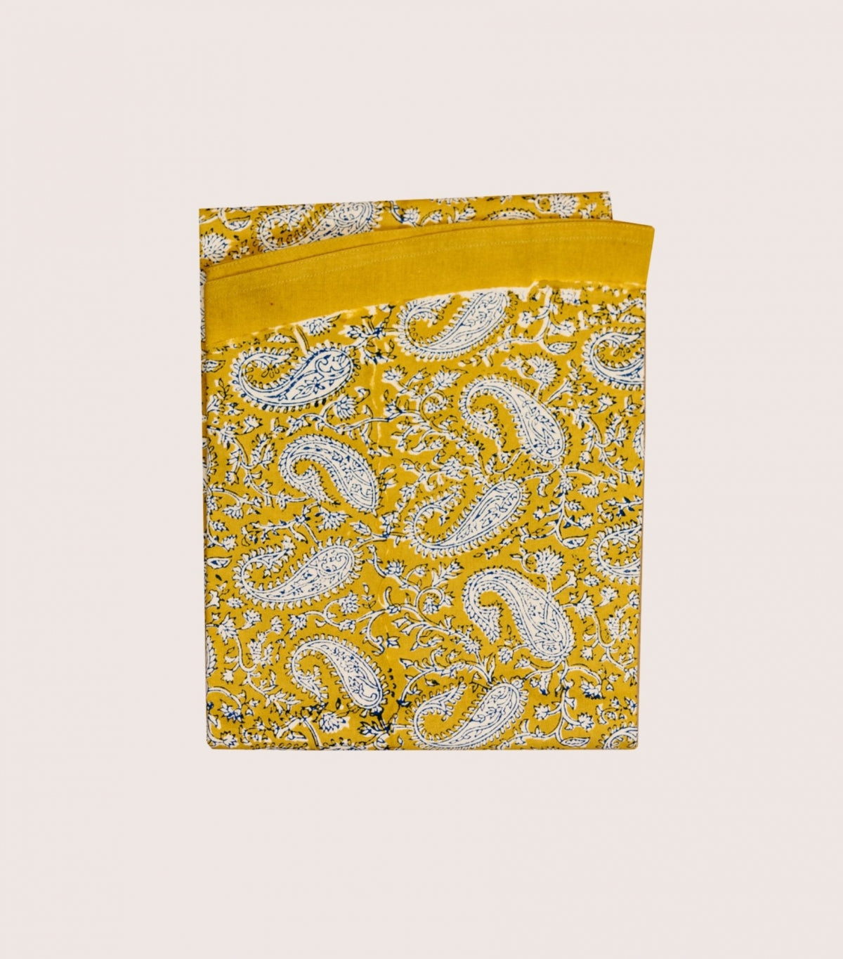 Nappe Paisley Jaune 175cm
