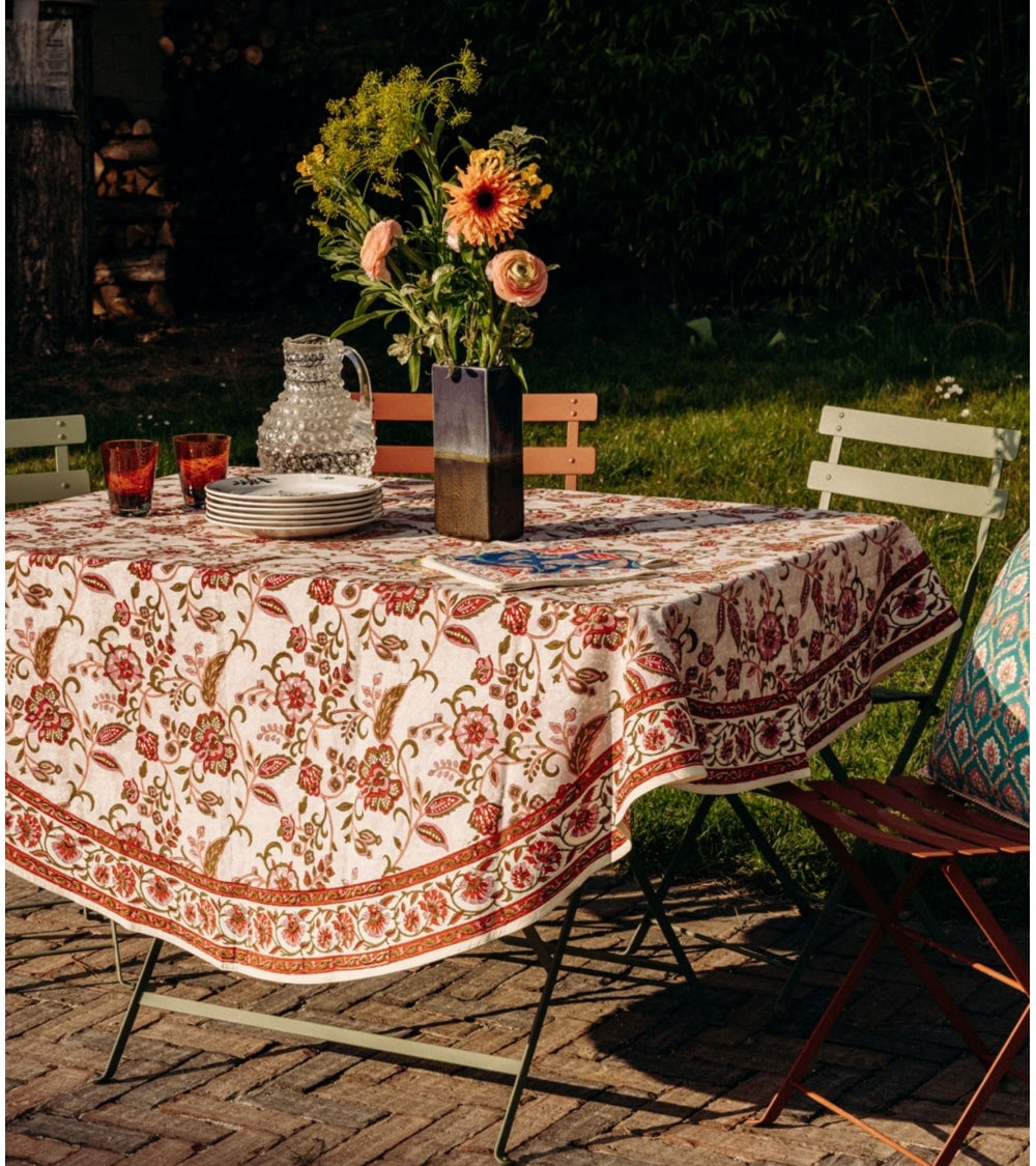 Nappe Ronde Lita Rose 175cm