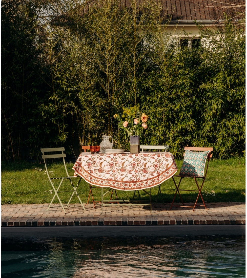 Nappe Ronde Lita Rose 175cm